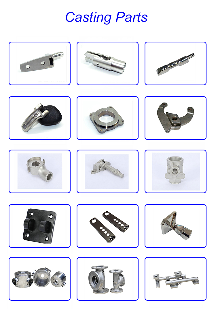 Custom stainless steel precision casting parts aluminum alloy die casting