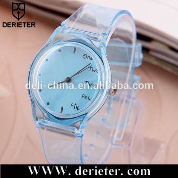 China Made Custom Logo Plastic Watches for Children as Promotional Gifts