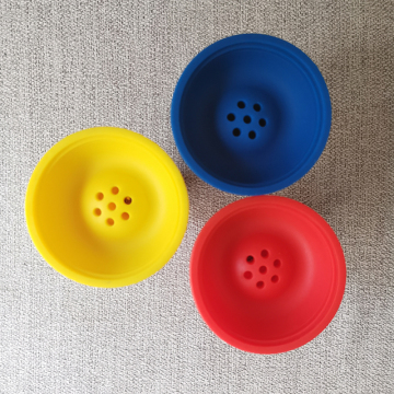 Green 7 Holes Shisha Hookah Bowl Rubber Silicone Phunnel Silicone Hookah Bowl