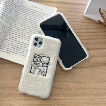 Donald Duck Phone Case embroidery Soft Cover