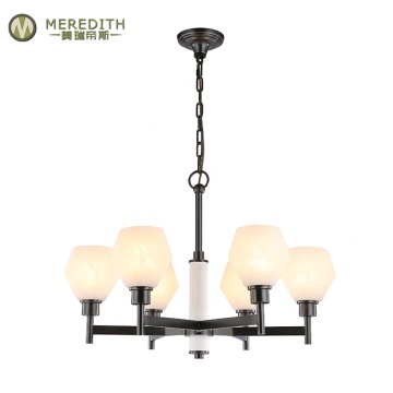 Meredith Gold Lustre-Salon Crystal Large Pendant Lights