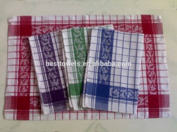 100% cotton plain white cotton tea towels