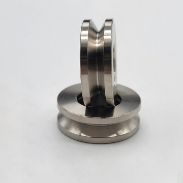 CNC Machined U V H groove Metal Pulley Wheel Aluminum Double Pulley Roller Wheel Small Stainless Steel Pulley Wheel for Sale
