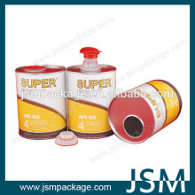 JSM empty cans for engine oil individual industrial oil paper cans