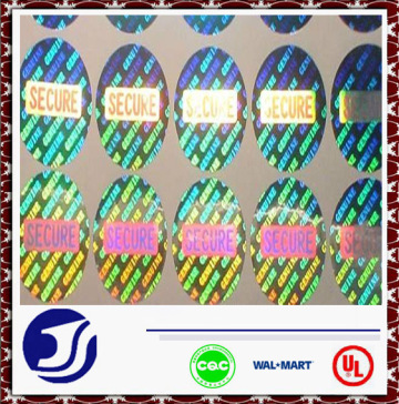 fashion custom hologram sticker