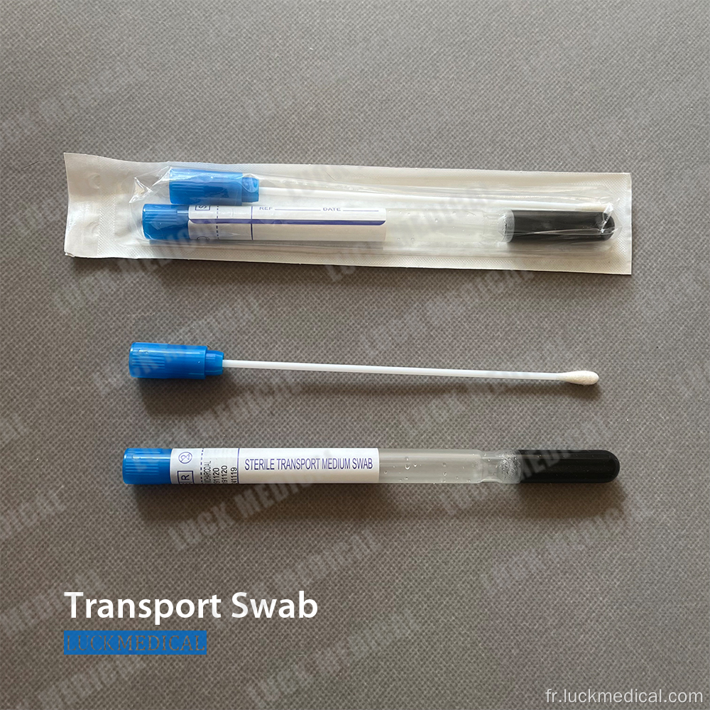 Transport tampon à tampon en bois bâton de coton