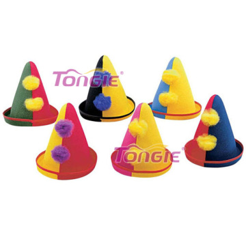Clown Felt Hat Child Cols Asstd