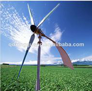 wind turbine eolico 5000w pitch control with gravity rotating tails