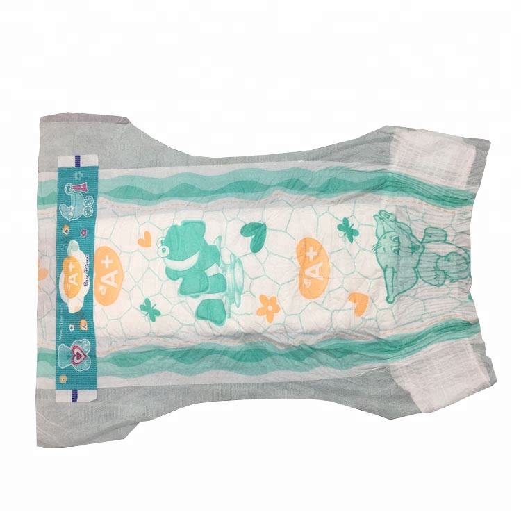 high quality cloth like cotton film magic disposable sleepy baby diaper