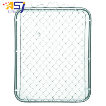 PVC Coated Used Chain Link Fence Gate