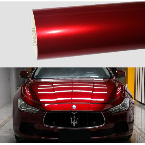 Metallic Gloss Red Dragon Car Chort Vinyl