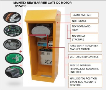 Connect with bluetooth 30vdc barrier gate