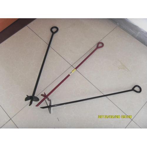 Steel Ground anchor Earth screw For Tent