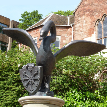 Outdoor Garden Life Size Bronze Brass Casting Wild Goose Statue Sculpture