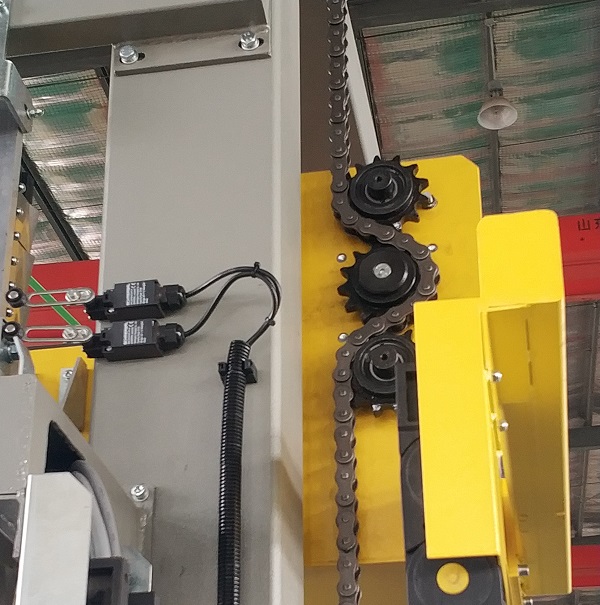 pallet strapper Detail connection