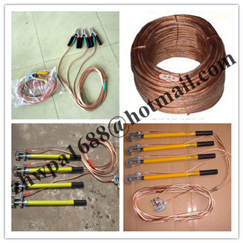 Earth rod and fitting&grounding devince,+copper wire+hook