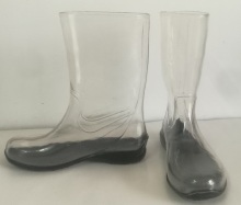 Hot sell transparent lady rain boots, New style ladies boots, Popular style rain boot,Transparent women boots,Female rain boots