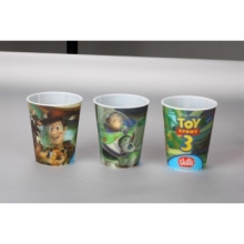 3D lenticular plastic cup 420ml