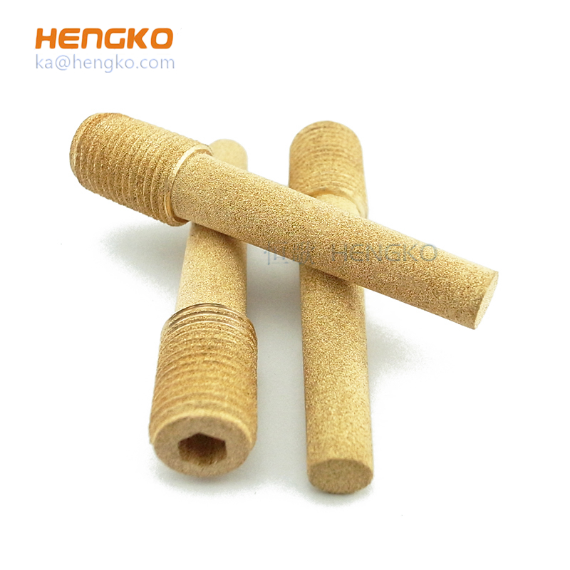 HNEGKO bronze powder sintered micropore exhaust flexible muffler filter pipe sintered porous stainless steel filter