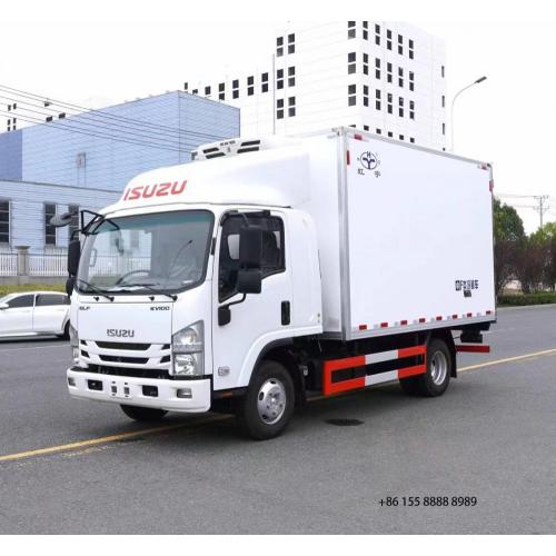 Isuzu 4X2 refrigerator truck freezer truck