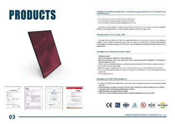 amorphous silicon thin film solar panels