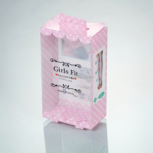 Clear Plastic PVC Underwear and Sock Storage Case - Transparent Gift Box