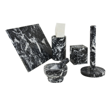 Black Marble Kitchen Accessories