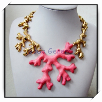 Lead and Nickel Safe Alloy Coral Charms Fashion Jewelry Set