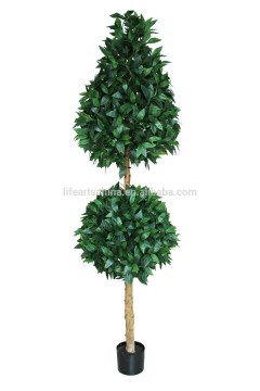 big artificial bay tree with wood trunk 180cm bay tree topiary fake plant