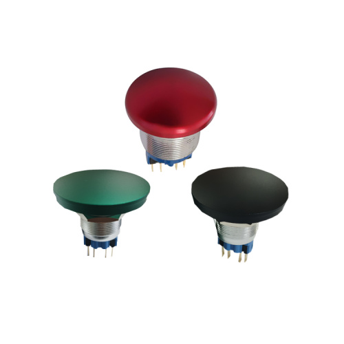 22mm Button grande interruptor de metal momentâneo IP67 Classificação