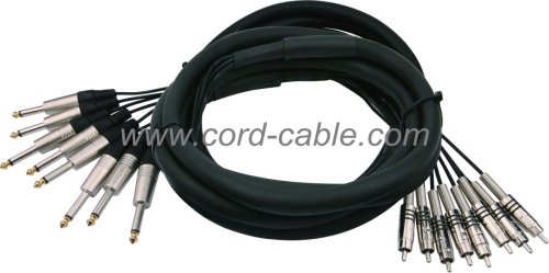 DMB loạt đa kênh giai đoạn rắn cáp Mono Jack để RCA