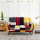 Mid-Century Replica 3pcs Patchwork Soffa Armstöd soffor