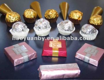 Chocolate foil wrappers