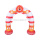 Inflatable sprinkler arch toy in the lion shape