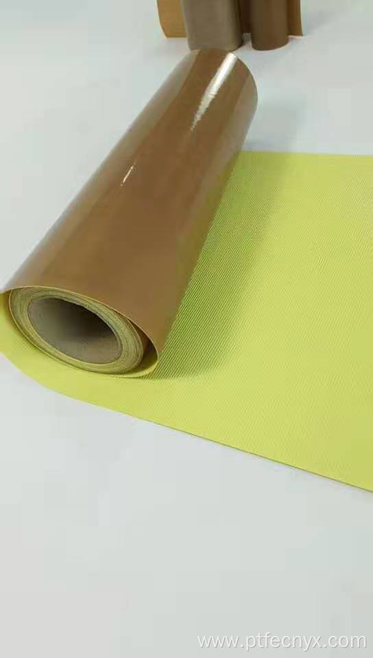 PTFE coated glass cloth with adhesive