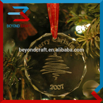 crystal christmas pendant ornament for christmas gifts