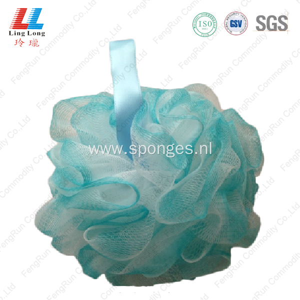 Mixture smooth bath ball mesh pouf sponge