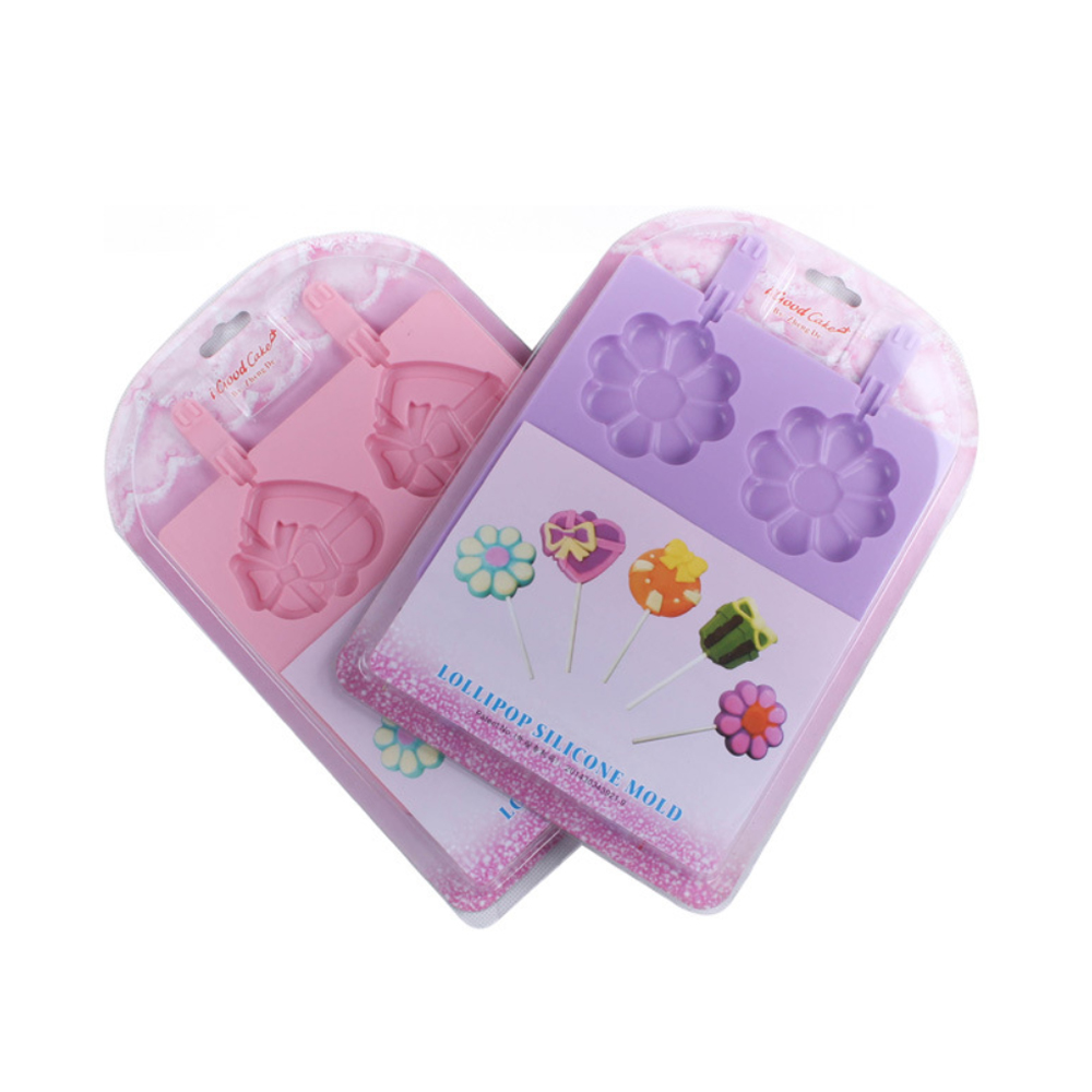 Flower Chocolate Lollipop Silicone Mold (12)