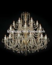 Modern big size glass crystal lamp finial