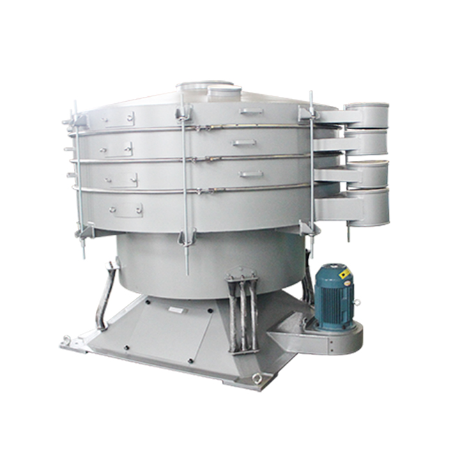 Large capacity tumbler vibrating screen for powder