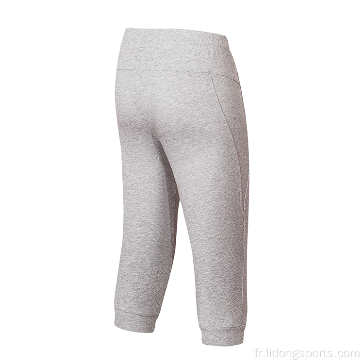 Weld blanc blanc court pantalon décontracté imprimé personnalisé