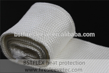 Silica Fiberglass Fireproof Insulation sleeve