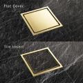 6 Inch Square Golden Shower Floor Drain