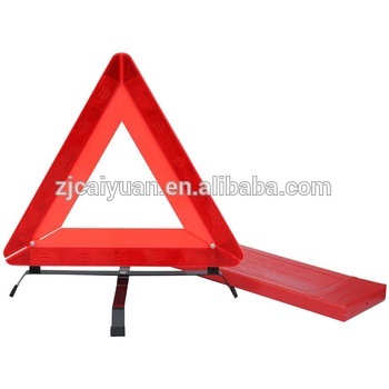 reflective traffic warning triangle