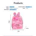 Custom cute kitten plush backpack for children fashion school for children fashion school bag primary hot plush bag for children