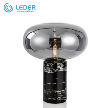 LEDER Black Side Table Lamps