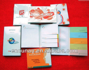 promotional assorted sticky notepads combined notepads customized printing removabel sticky it post note