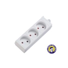 Bestseller 3-Way Extension PDU Socket with White Color, Germany Quality and Standard