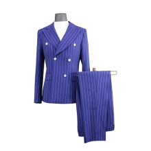 Customized stripes plus size ladies suit 2 piece elegant professional suit for ladies