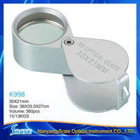 30x21mm Triplet Jewelers Eye Glass Diamond Jewelry loupe